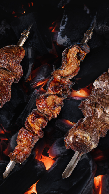 brochette sur tourniquet